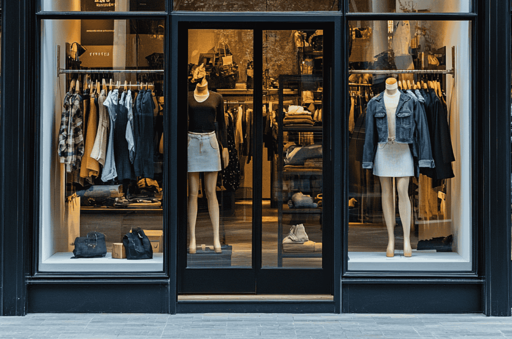 Nettoyage de commerces, vitres et vitrines